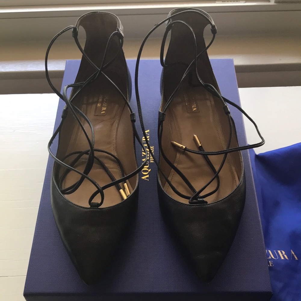 EUC Aquazurra sandals